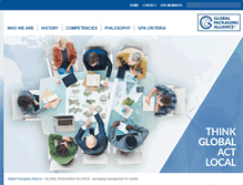 Tablet Screenshot of global-packaging-alliance.com